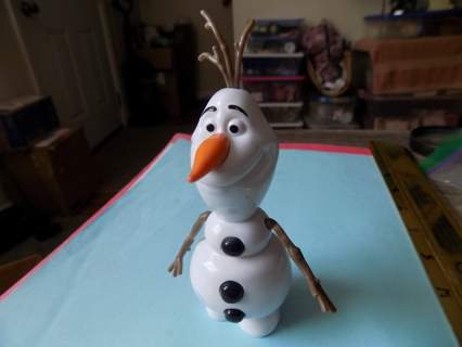 5 inch hard  plastic Olaf the snowman of Disney's Frozen