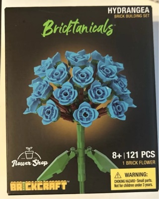  Bricktanicals 121 Piece Hydrangea 