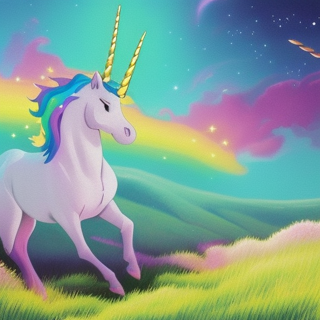 Listia Digital Collectible: Pink hooved Unicorn