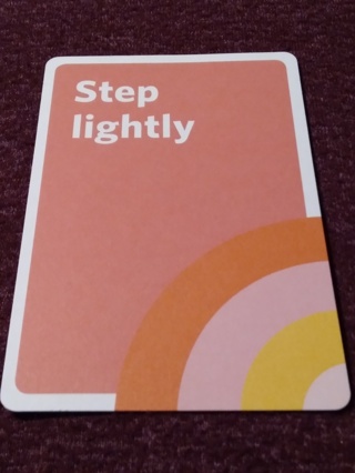 Mindfulness Card - Step lightly