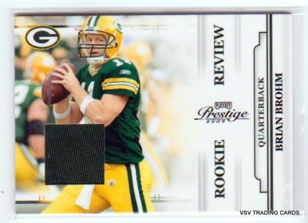 Brian Brohm, 2009 Panini ROOKIE RELIC Card #4, Green Bay Packers, (LB22)