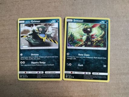 Pokemon Burning Shadows Dark Cards