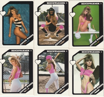 Rookie Set !!! Benchwarmer 1989 "Connie Woods" R A R E ! " 6 card set