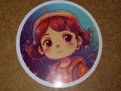 Cute one nice vinyl sticker no refunds regular mail only Very nice quality!