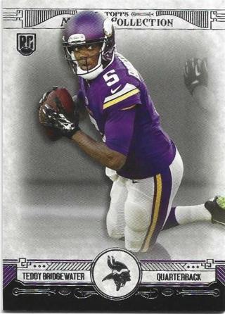 2014 TOPPS MUSEUM COLLECTION TEDDY BRIDGEWATER ROOKIE CARD