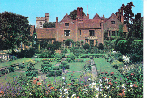 Vintage Postcard Chenies Manor House, England