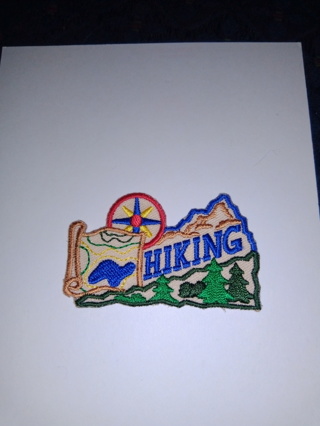 New Iron-on Hiking Patch