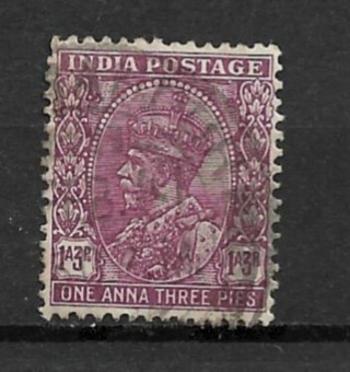 1932 India Sc136 1a3p King Geroge V used