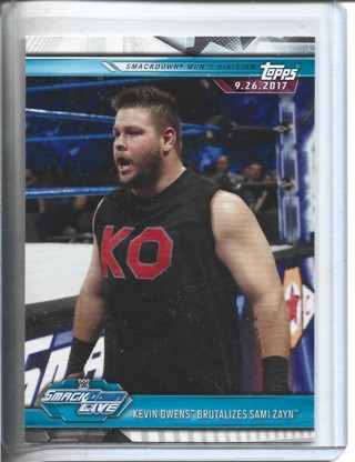 2019 Topps WWF/WWE Kevin Owens #58 Card 