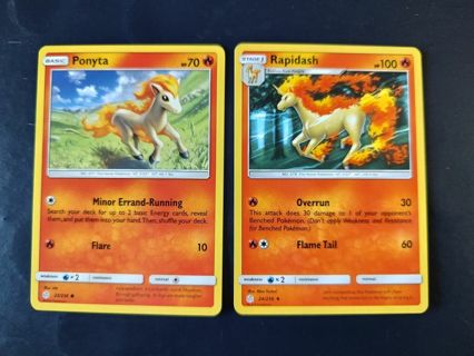 Pokemon Cosmic Eclipse Ponyta and Rapidash