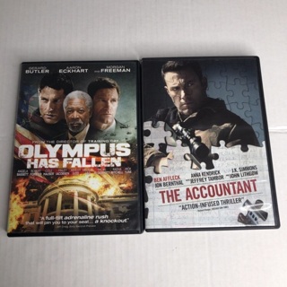 Lot of 2 DVD movies Olympus Has Fallen & The Accountant