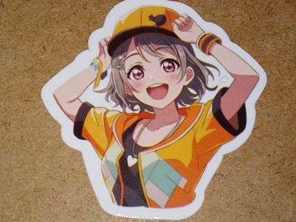 Anime one nice vinyl sticker no refunds regular mail only Very nice quality!!
