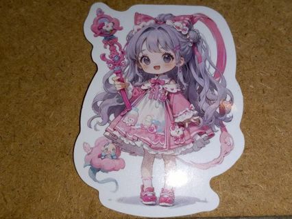 Girl Cute one vinyl sticker no refunds regular mail Win 2 or more get bonus