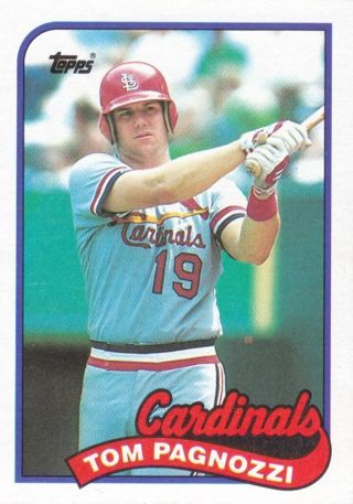 Tom Pagnozzi 1989 Topps St. Louis Cardinals