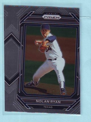 2023 Panini Prizm MISCUT Nolan Ryan Baseball Card # 84 Rangers MISCUT