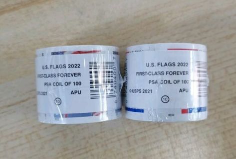 TWO Rolls of 100 USPS Forever Stamps ($132 value) Brand New