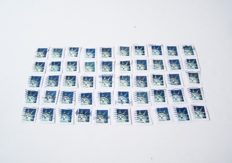 United States Statue of Liberty Postage Stamps Used/Cancelled Set of 50