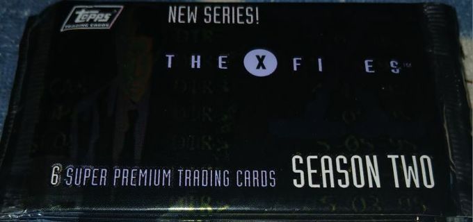 New series- the X files- season two- trading cards