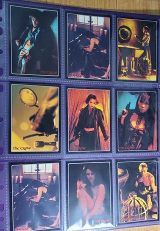 9 Movie Cards "The Crow"