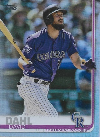  2019 Topps Rainbow Foil #601 David Dahl Colorado Rockies