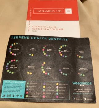 Intro to Cannabis Pamphlet and Medical Benefit Sheet 