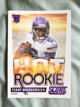 2014 Score Hot Rookie Teddy Bridgewater