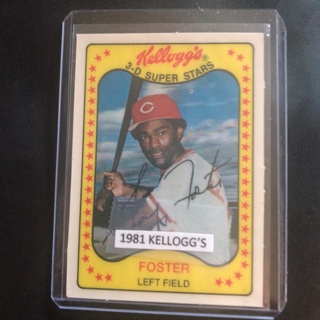 1981 Kellogg’s George Foster #1