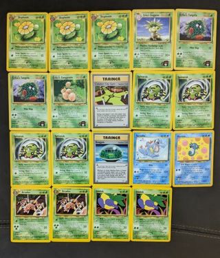 19 Vintage Pokemon Card Lot From 1995-2000 All Near Mint