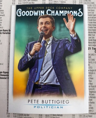 2021 Upper Deck Goodwin Champions Pete Buttigieg #22 Politician