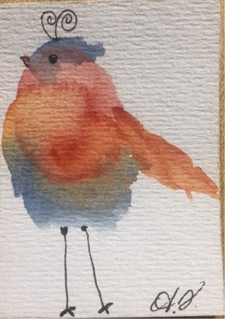 Original ACEO watercolor 