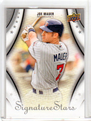 Joe Mauer, 2009Upper Deck Signature Series Card #59, Minnesota Twins, HOFr, (EL)