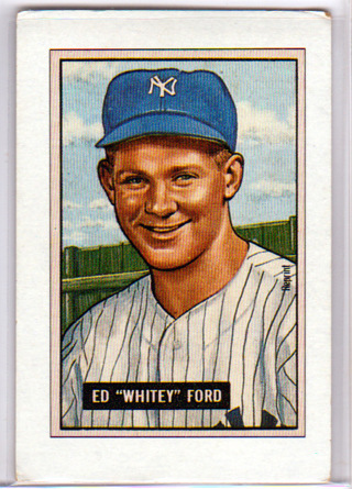 Whitey Ford, 1989 Bowman Sweepstakes Card, New York Yankees, HOFr, (L5