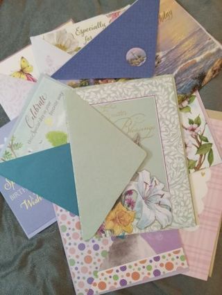 5 random greeting cards