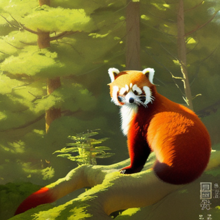 Listia Digital Collectible: A Red Panda