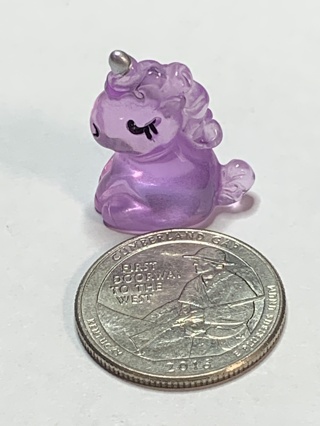 UNICORN~#6~PURPLE~1 UNICORN ONLY~GLOW IN THE DARK~FREE SHIPPING!