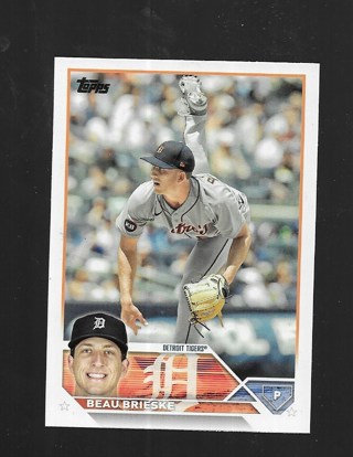 2023 TOPPS BEAU BRIESKE #184