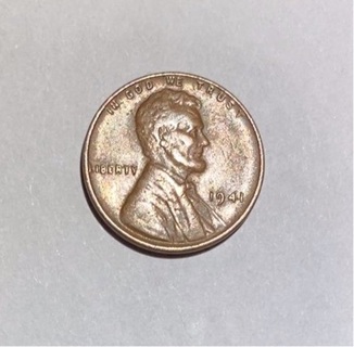 1941 LINCOLN WHEAT CENT 