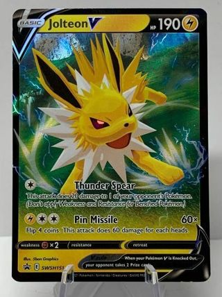NM Ultra Rare Jolteon V Pokemon card TCG