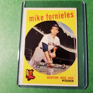 1959 - TOPPS NRMT - MINT BASEBALL - CARD NO. 473 - MIKE FORNIELES - RED SOX