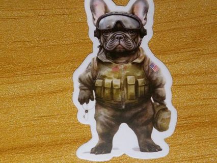 Dog Cute one new vinyl sticker no refunds regular mail win 2 or more get bonus