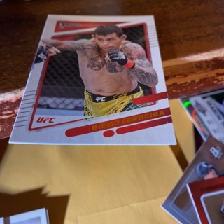 2022 panini donruss lightweight Diego Ferreira UFC card 