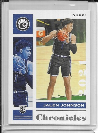 Jalen Johnson 2021-22 Chronicles Draft #12 Rookie Card