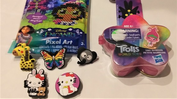 Free: Girls Spring Items/ NEW Disney ENCANTO pixel art/ Croc Charms/ Hasbro  Tiny Dancer Troll - Dolls & Stuffed Animals -  Auctions for Free  Stuff