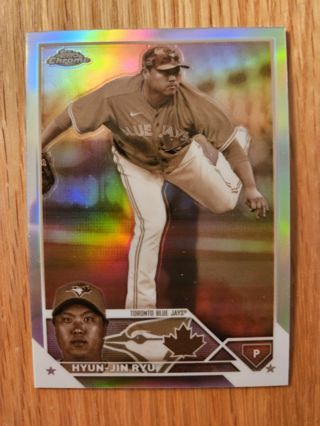 2023 Topps Chrome Update Sepia Refractor Hyun-Jin Ryu