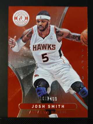  2012-12 Totally Certified "Totally Red" Josh Smith (Hawks) S/N #161/499