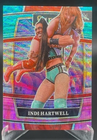 2023 WWE Select - Indi Hartwell Tri-Color Wave Prizm SP #49