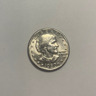 1980 Susan B Anthony $1 Dollar!