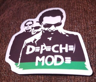 Depeche mode laptop computer sticker Xbox PS4 toolbox guitar suitcase water bottle