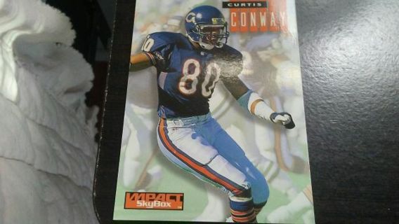 1994 SKYBOX IMPACT CURTIS CONWAY CHICAGO BEARS FOOTBALL CARD# 38