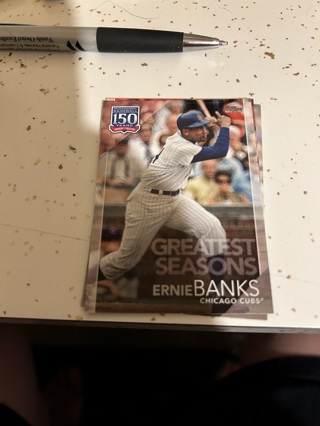 2019 topps 150 years insert ernie banks